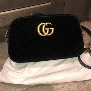 Gucci velvet crossbody